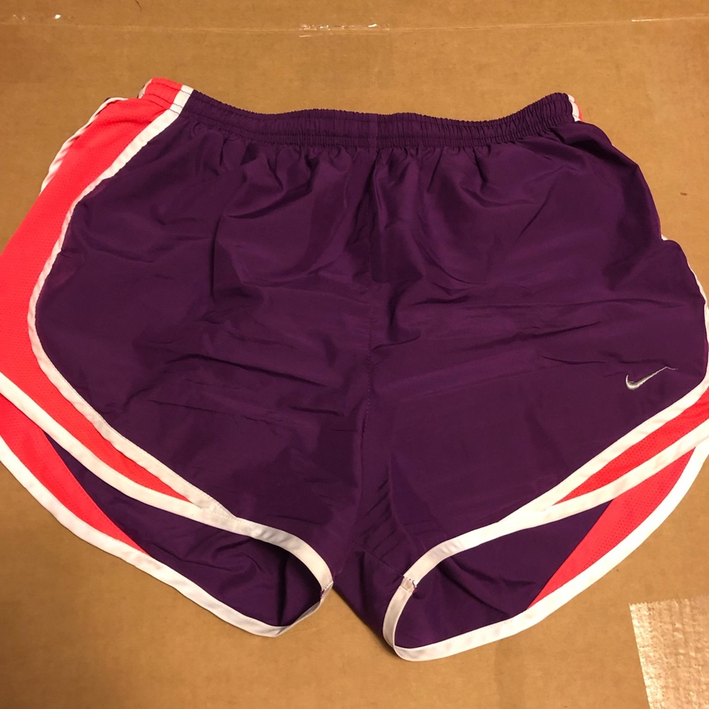 Purple Dri-Fit Nike Shorts with pink lining